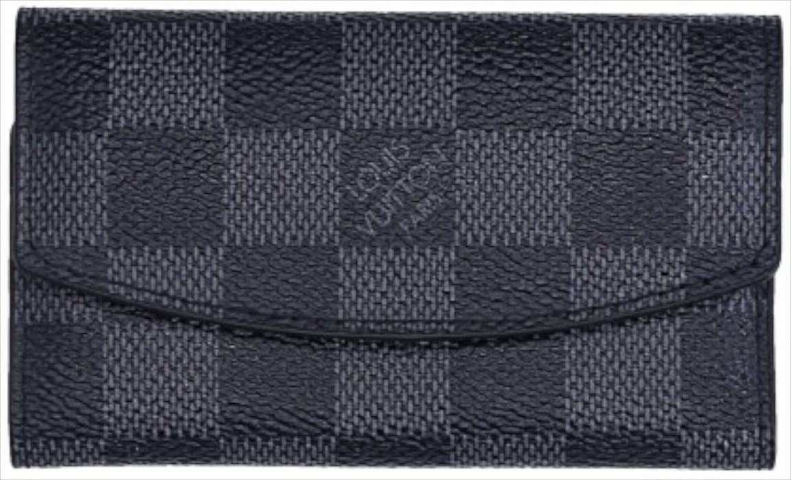 LOUIS VUITTON ETUI FÜR MANSCHETTENKNÖPFE AUS DAMIER GRAPHITE CANVAS