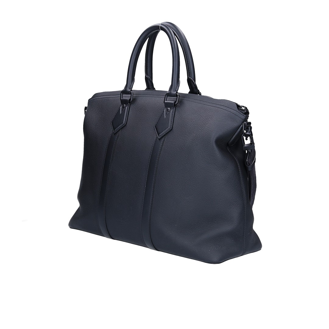 LOUIS VUITTON LOCKIT TOTE WEEKENDER HANDTASCHE AUS AEROGRAM LEDER IN NOIR (M59158)