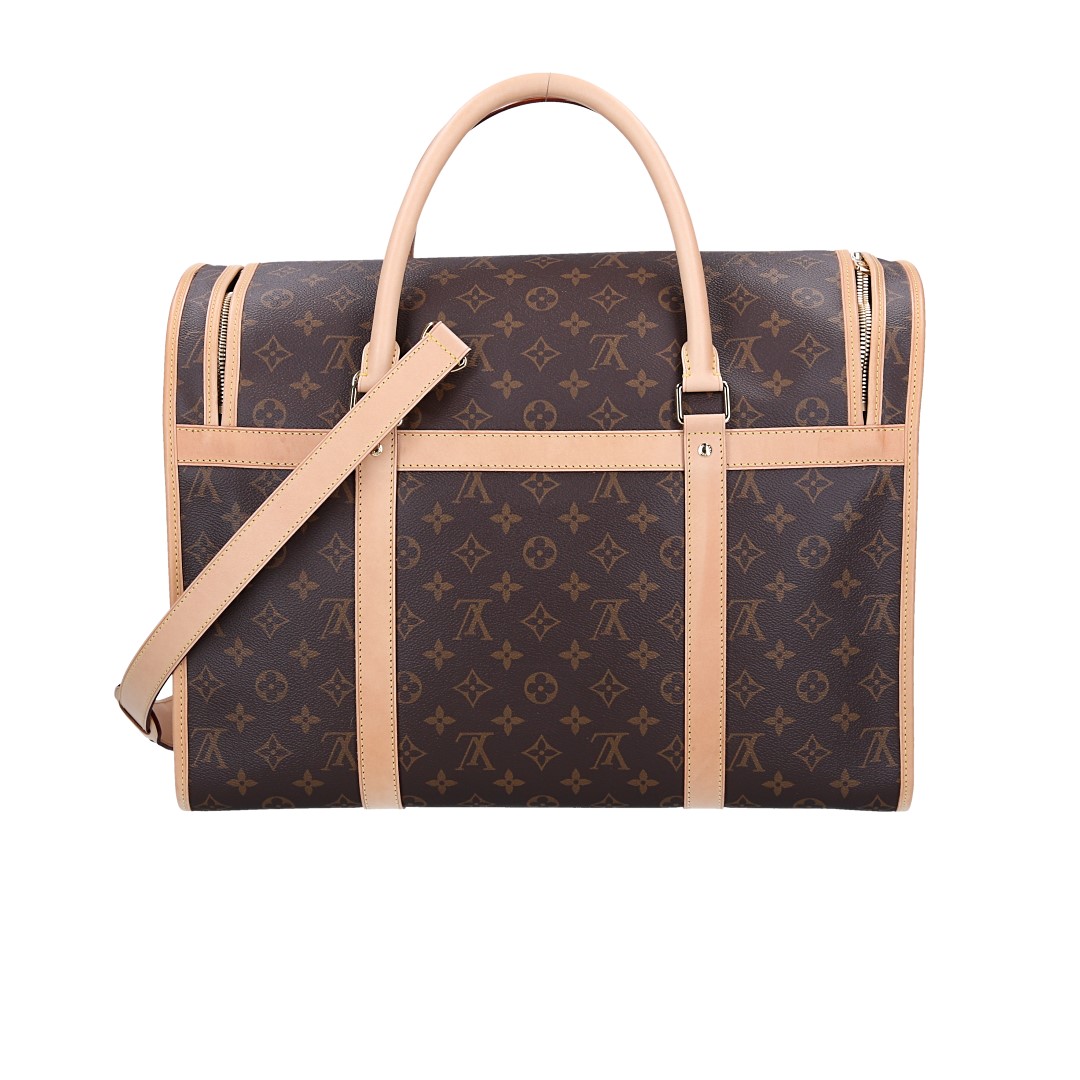 LOUIS VUITTON DOG CARRIER 40 HUNDETRAGETASCHE AUS MONOGRAM CANVAS (M45662)