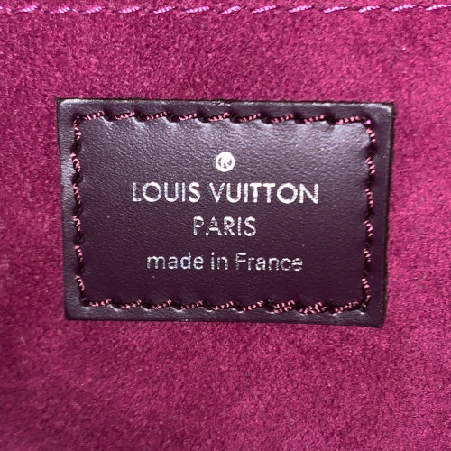 LOUIS VUITTON POCHETTE MONTAIGNE CLUTCH AUS EPI LEDER IN CASSIS (M5929K)