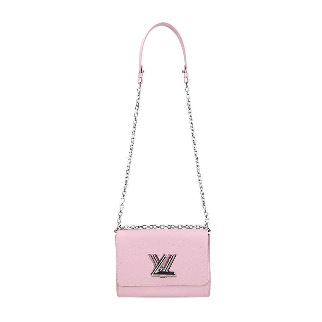 LOUIS VUITTON TWIST MM HANDTASCHE AUS EPI LEDER IN ROSE BALLERINE (M50380)