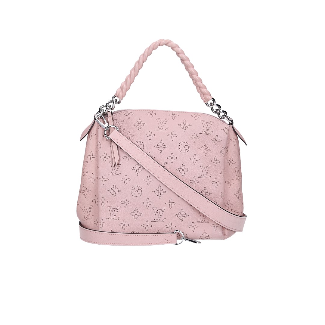 LOUIS VUITTON BABYLONE CHAIN BB HANDTASCHE AUS MONOGRAM MAHINA LEDER IN MAGNOLIA (M51219)