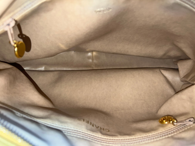 45691-Chanel-Handbag_2D_0018 CHANEL HANDTASCHE AUS TEXTIL UND LAMMLEDER MIT GHW