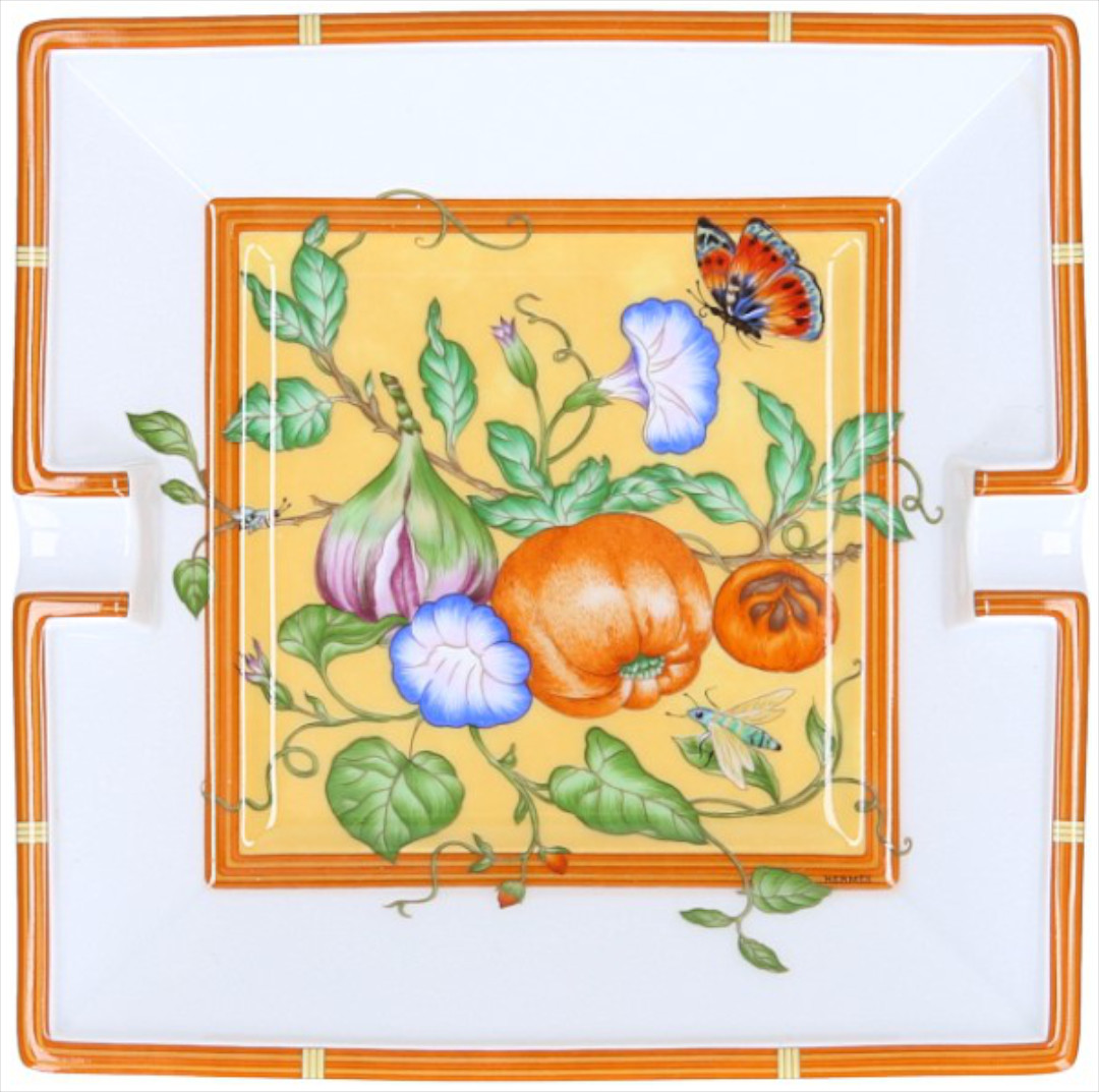 47939-Hermes-Teller_2D_0011 HERMÈS ASCHENBECHER AUS PORZELLAN 'LA SIESTA`