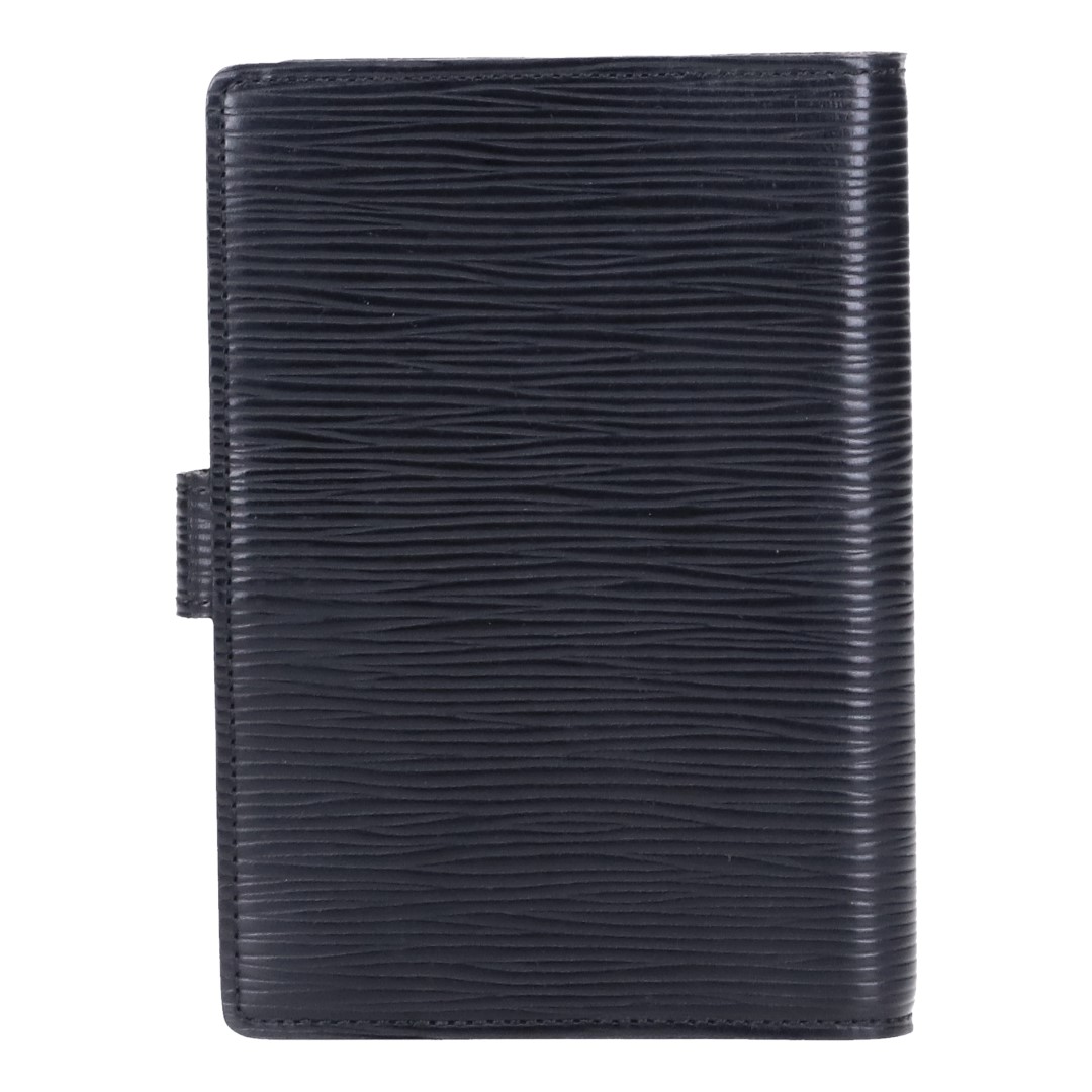40585-Louis-Vuitton-Agenda-Epi-Scwarz_2D_0005 LOUIS VUITTON AGENDA FONCTIONNEL PM AUS EPI LEDER IN KOURIL SCHWARZ