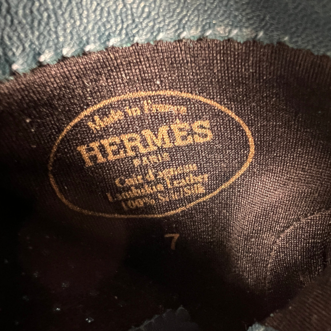 HERMÈS DAMEN-HANDSCHUHE AUS LAMMLEDER IN GR. 7