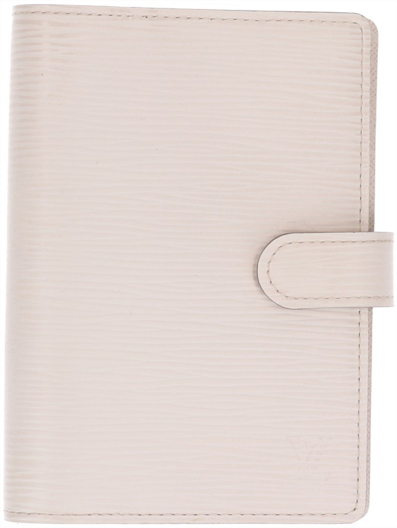 LOUIS VUITTON AGENDA FONCTIONNEL PM AUS EPI LEDER IN IVORY