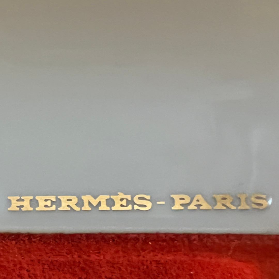 HERMÈS ASCHENBECHER - ASHTRAY - CENDRIER AUS PORZELLAN 'BALCON DU GUADALQUIVIR`