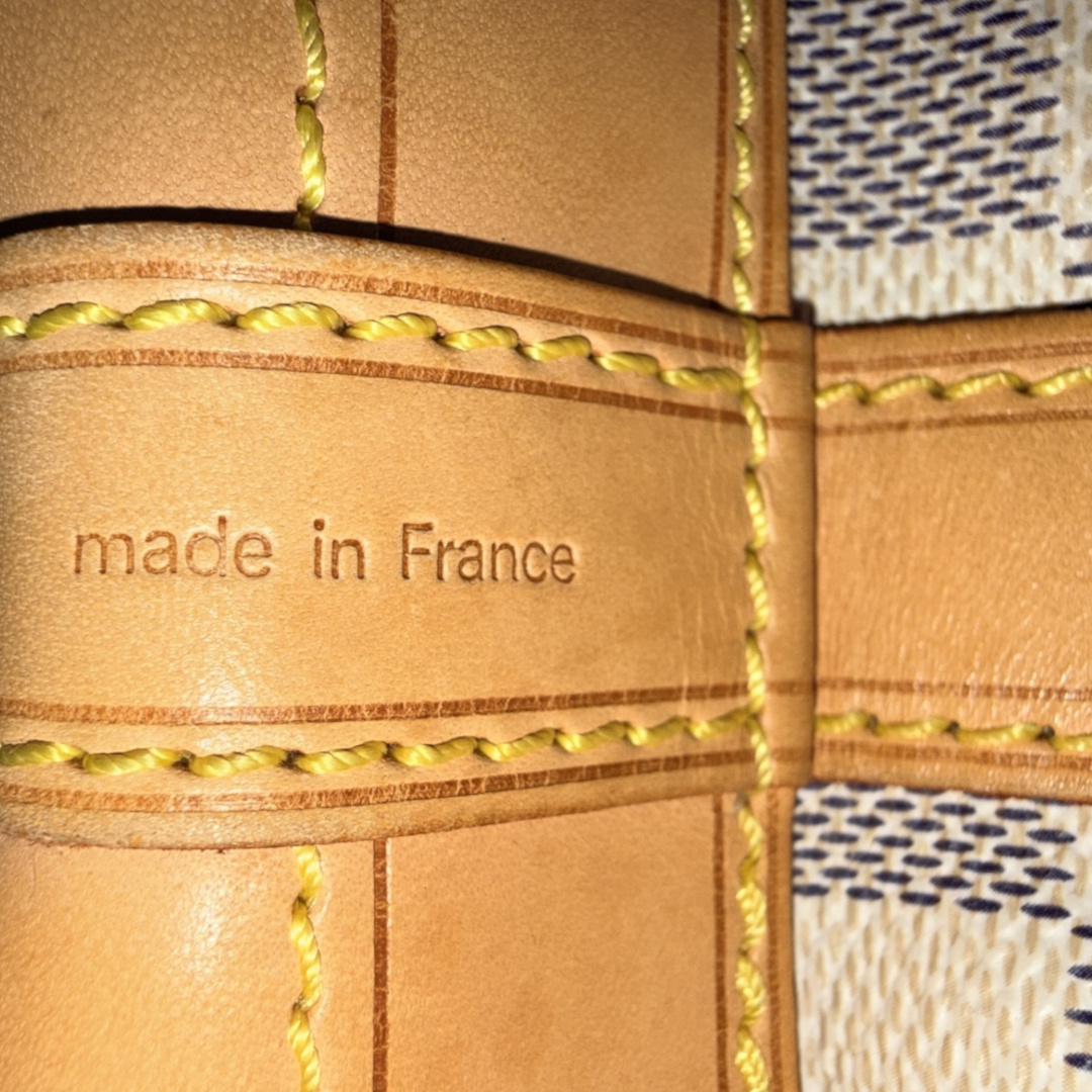 LOUIS VUITTON NOE GM SCHULTERTASCHE AUS DAMIER AZUR CANVAS (N42222)