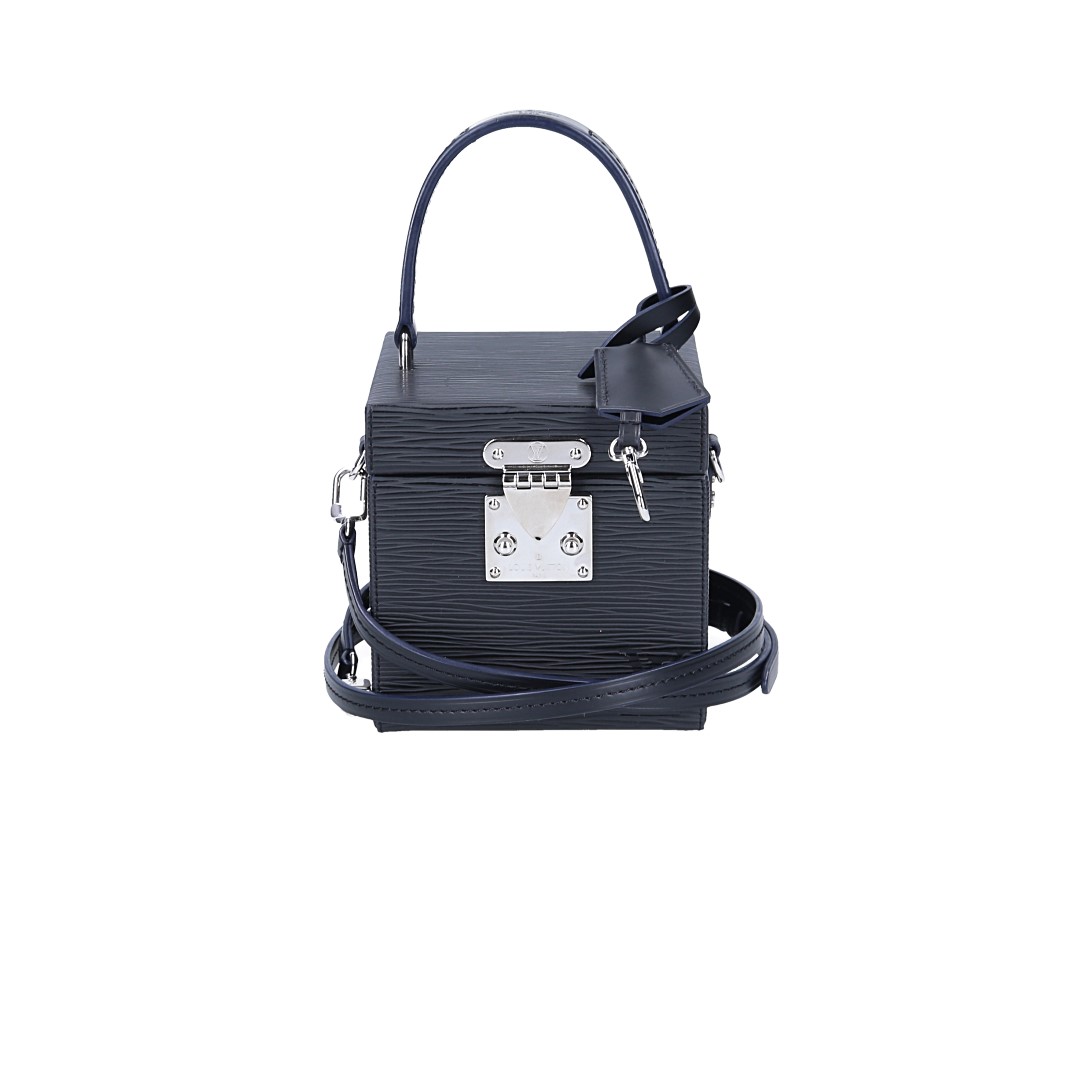 LOUIS VUITTON BLEECKER BOX HANDTASCHE AUS EPI LEDER IN NOIR (M52703)