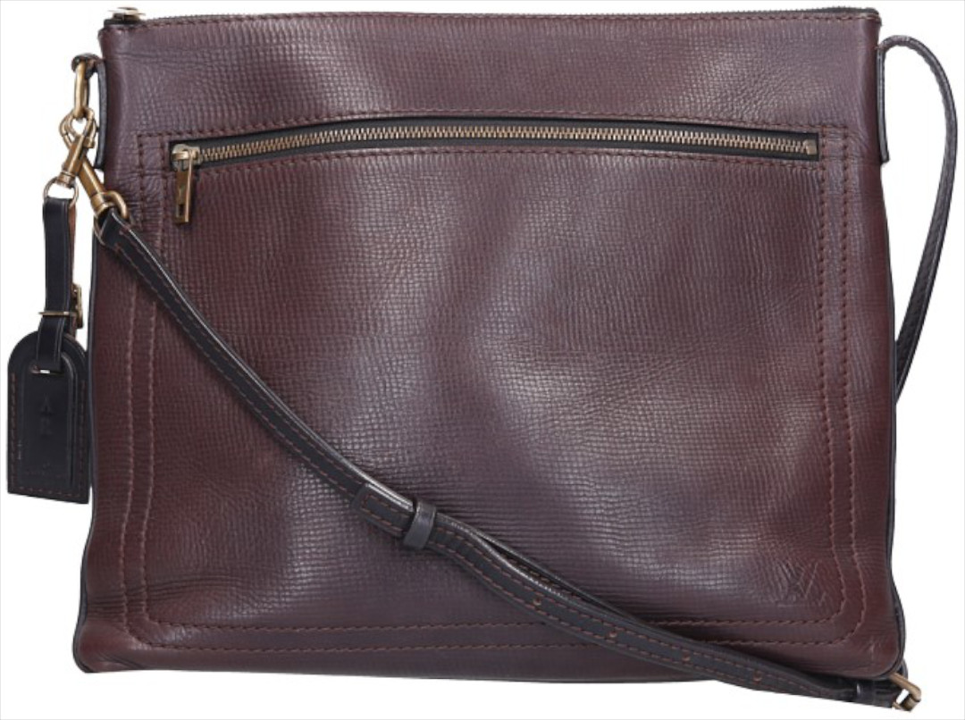LOUIS VUITTON SHAWNEE MM UMHÄNGETASCHE AUS UTAH LEDER IN CAFÉ (M93453)