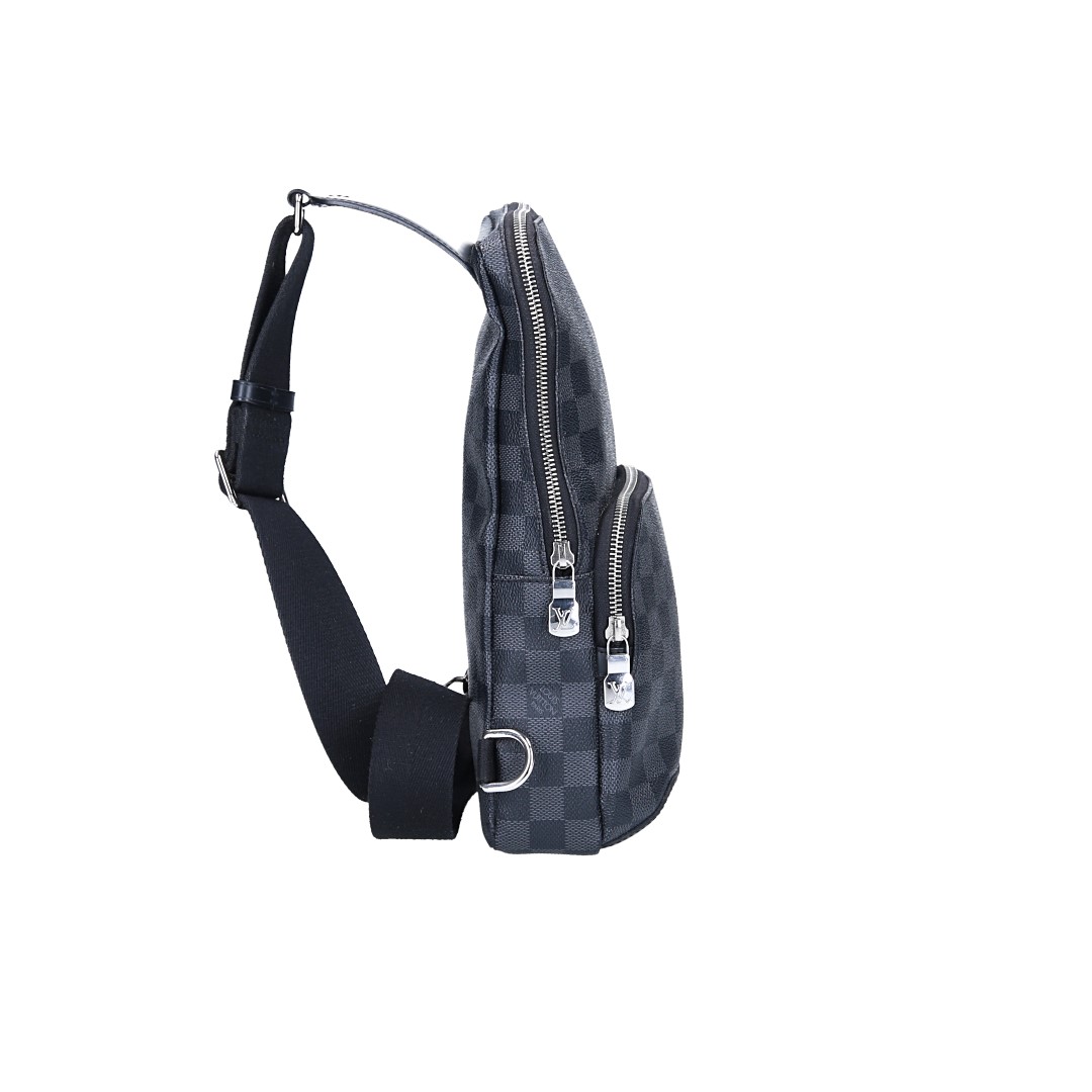 LOUIS VUITTON AVENUE SLING BAG RUCKSACK, SCHULTERTASCHE AUS DAMIER GRAPHITE CANVAS (N41719)