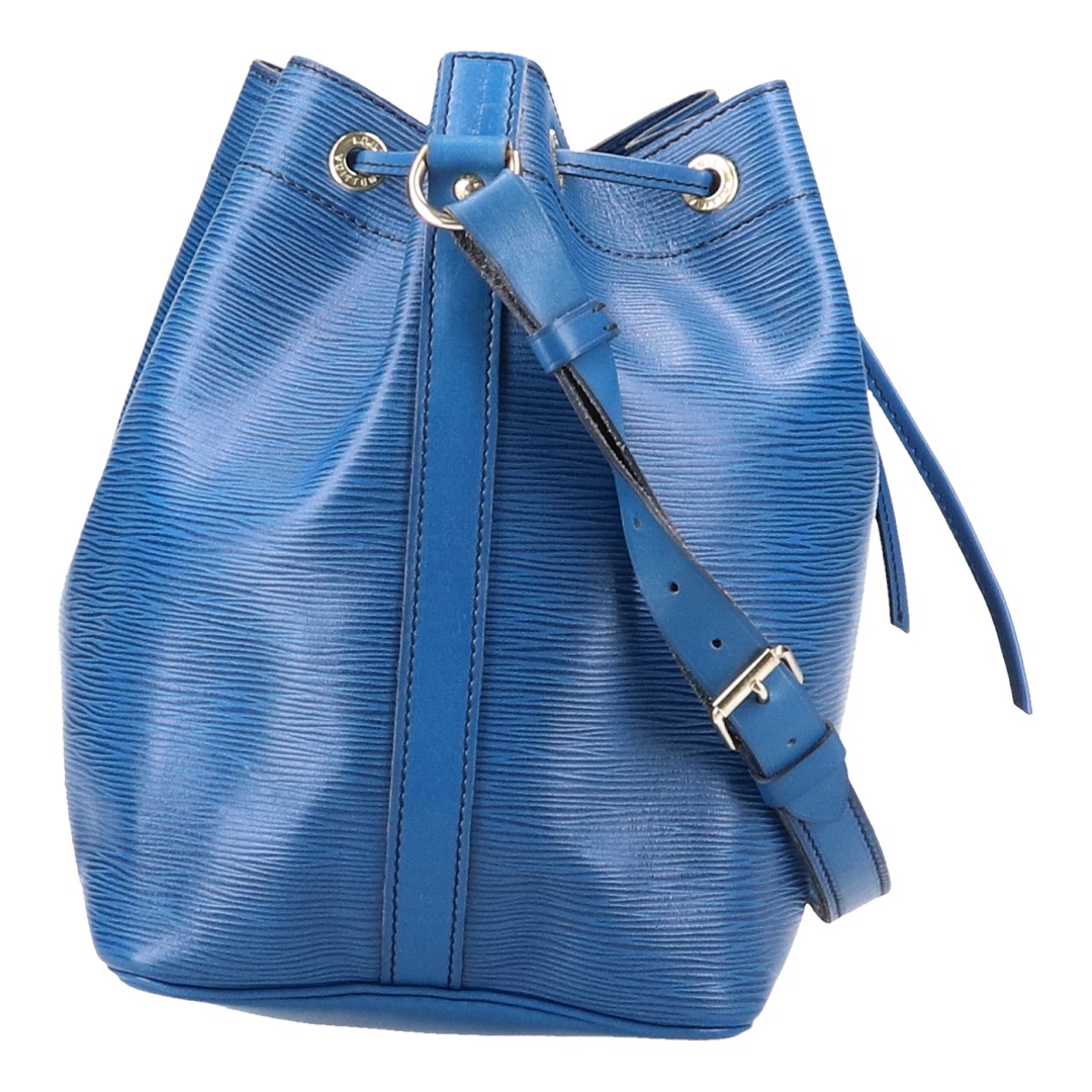 LOUIS VUITTON NOÉ PETIT MODEL SCHULTERTASCHE AUS EPI LEDER IN TOLEDO BLAU (M44105)