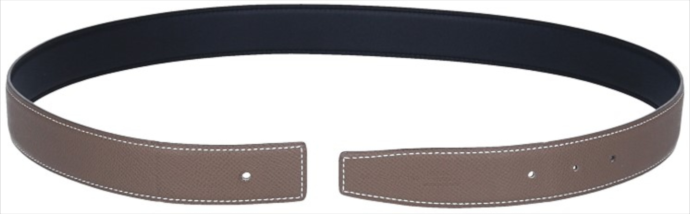 HERMÈS REVERSIBLE BELT 38 MM MADE OF LEATHER SIZE 90