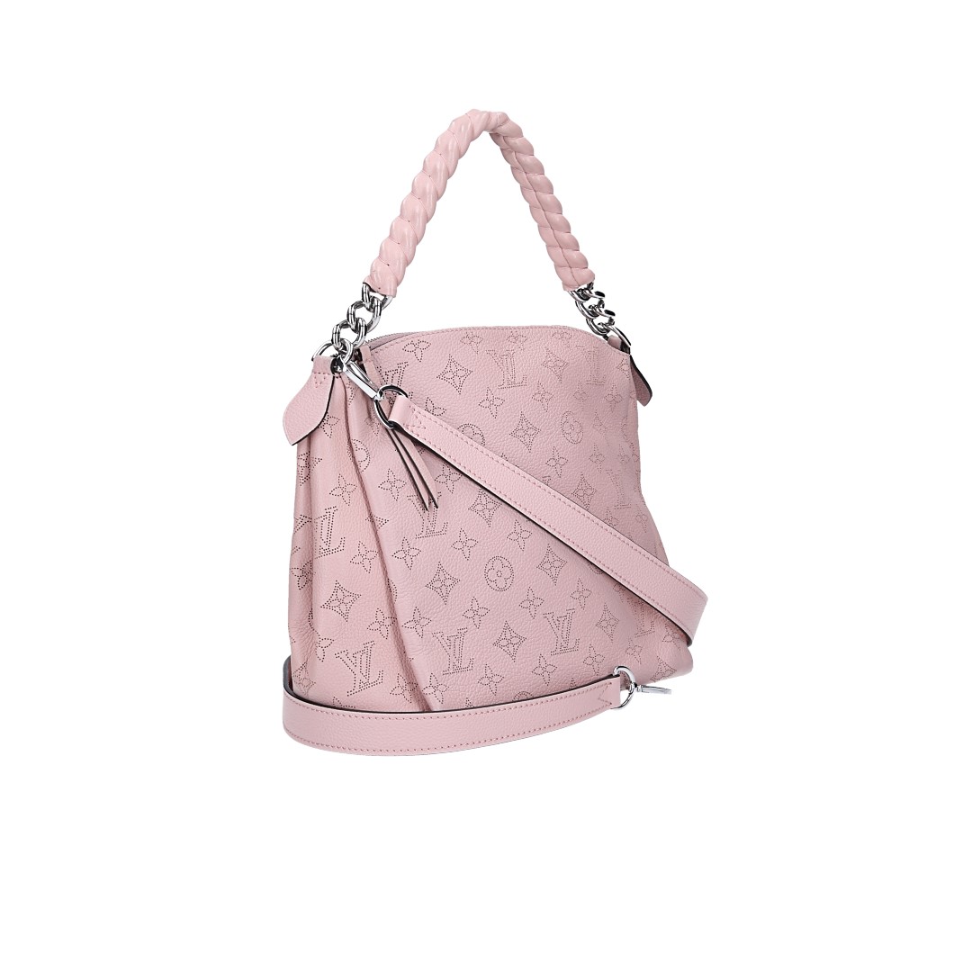 LOUIS VUITTON BABYLONE CHAIN BB HANDTASCHE AUS MONOGRAM MAHINA LEDER IN MAGNOLIA (M51219)