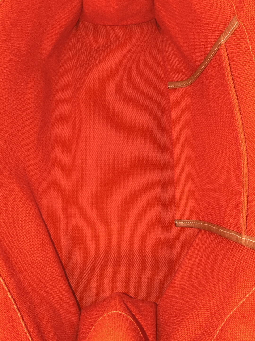 HERMÈS POOL BAG MM HANDBAG MADE OF TEXTILE
