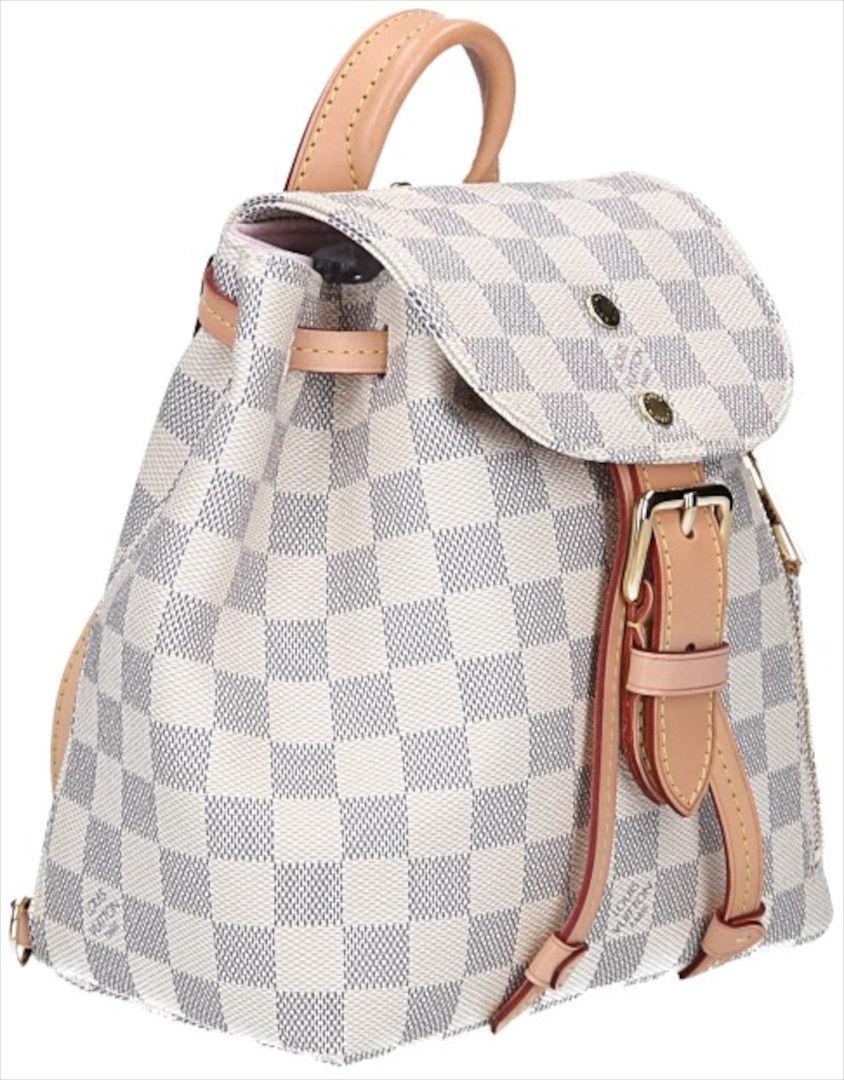 LOUIS VUITTON SPERONE BB RUCKSACK AUS DAMIER AZUR CANVAS (N44026)