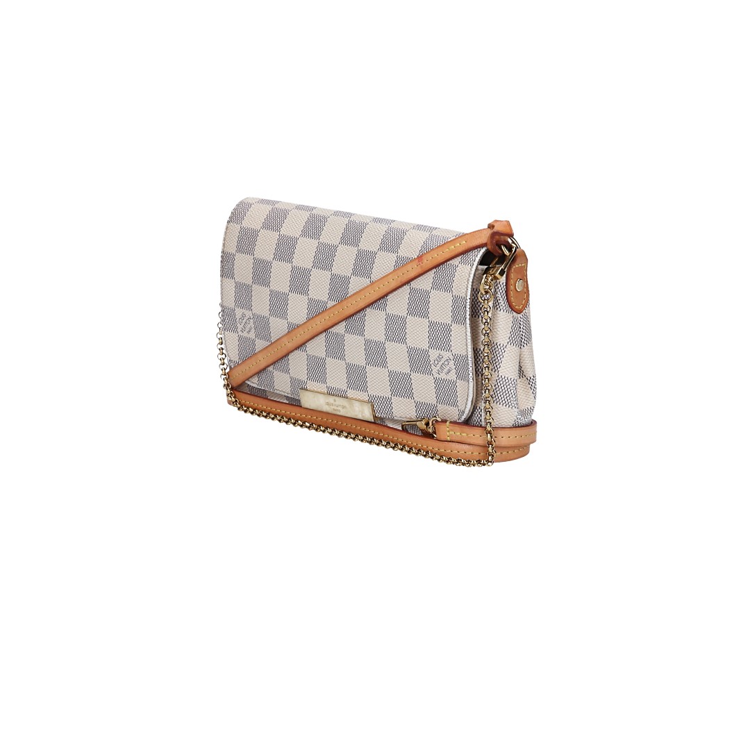 LOUIS VUITTON FAVORITE PM HANDTASCHE AUS DAMIER AZUR CANVAS (N41277)