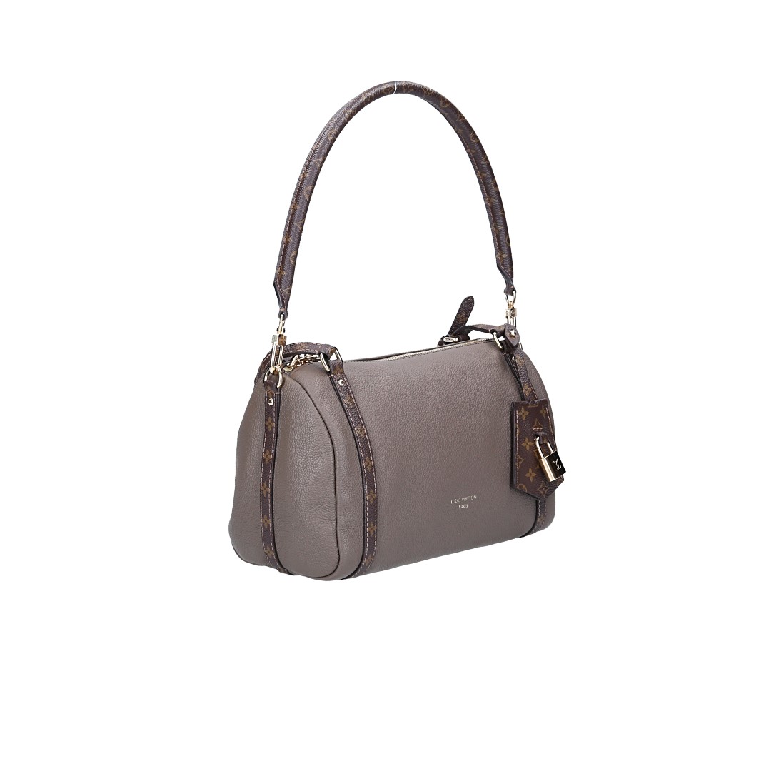LOUIS VUITTON EXPRESS PM HANDTASCHE AUS KALBSLEDER UND MONOGRAM CANVAS IN SMOKE (M26360)