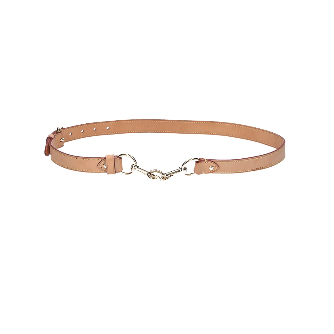 Louis Vuitton Adjustable Shoulder Strap in Rindsleder in Black with Silver