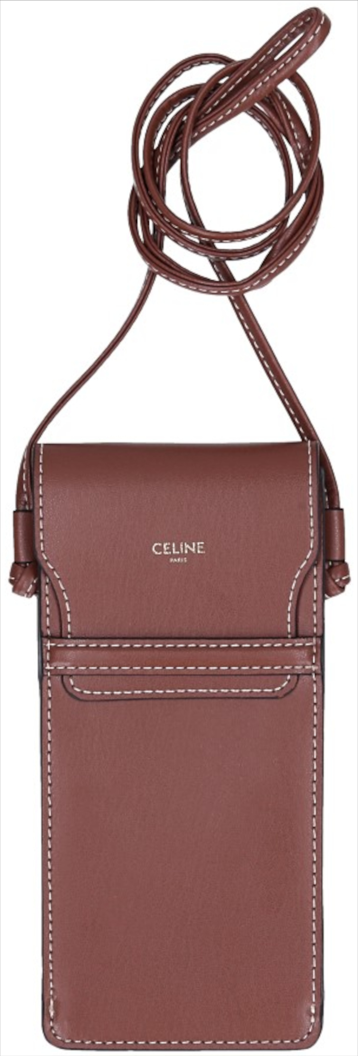 CELINE AVA (MEDIUM) HANDBAG MADE OF TRIOMPHE CANVAS AND CALF LEATHER