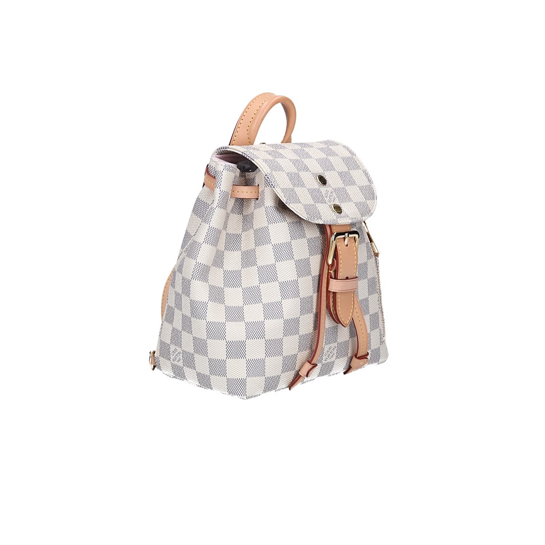 LOUIS VUITTON SPERONE BB RUCKSACK AUS DAMIER AZUR CANVAS (N44026)