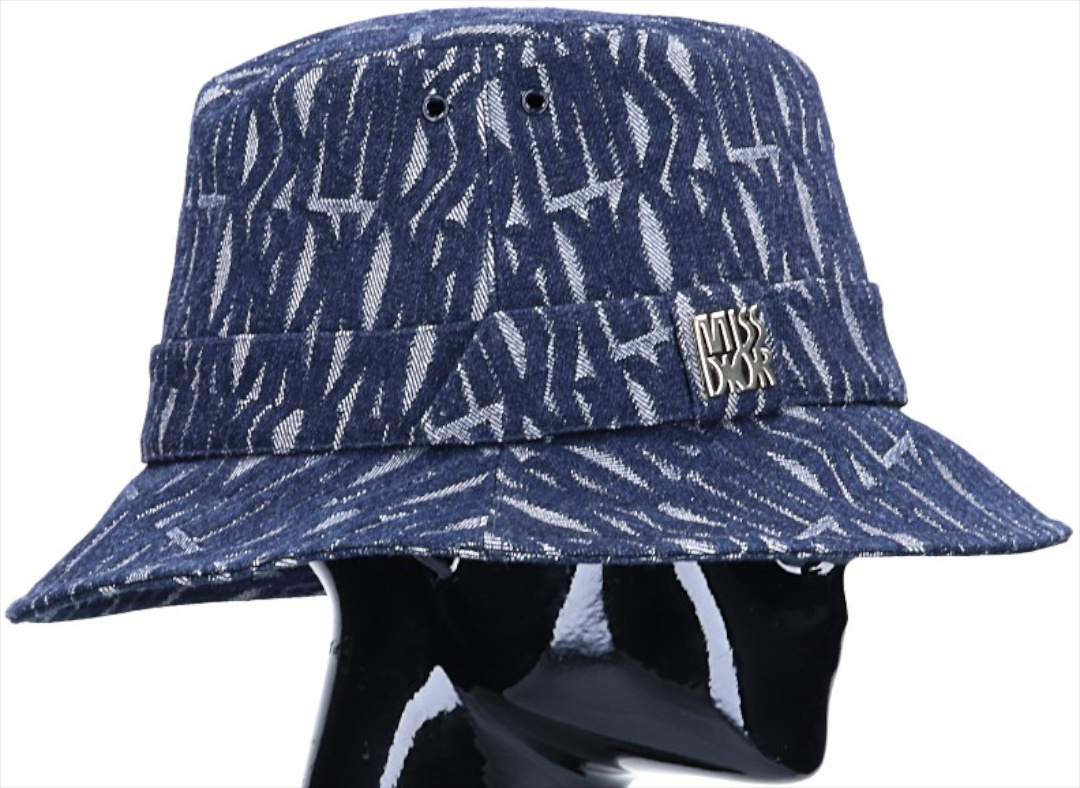 DIOR MISS DIOR BUCKET HAT HUT AUS DENIM GEWEBE IN GR. 58