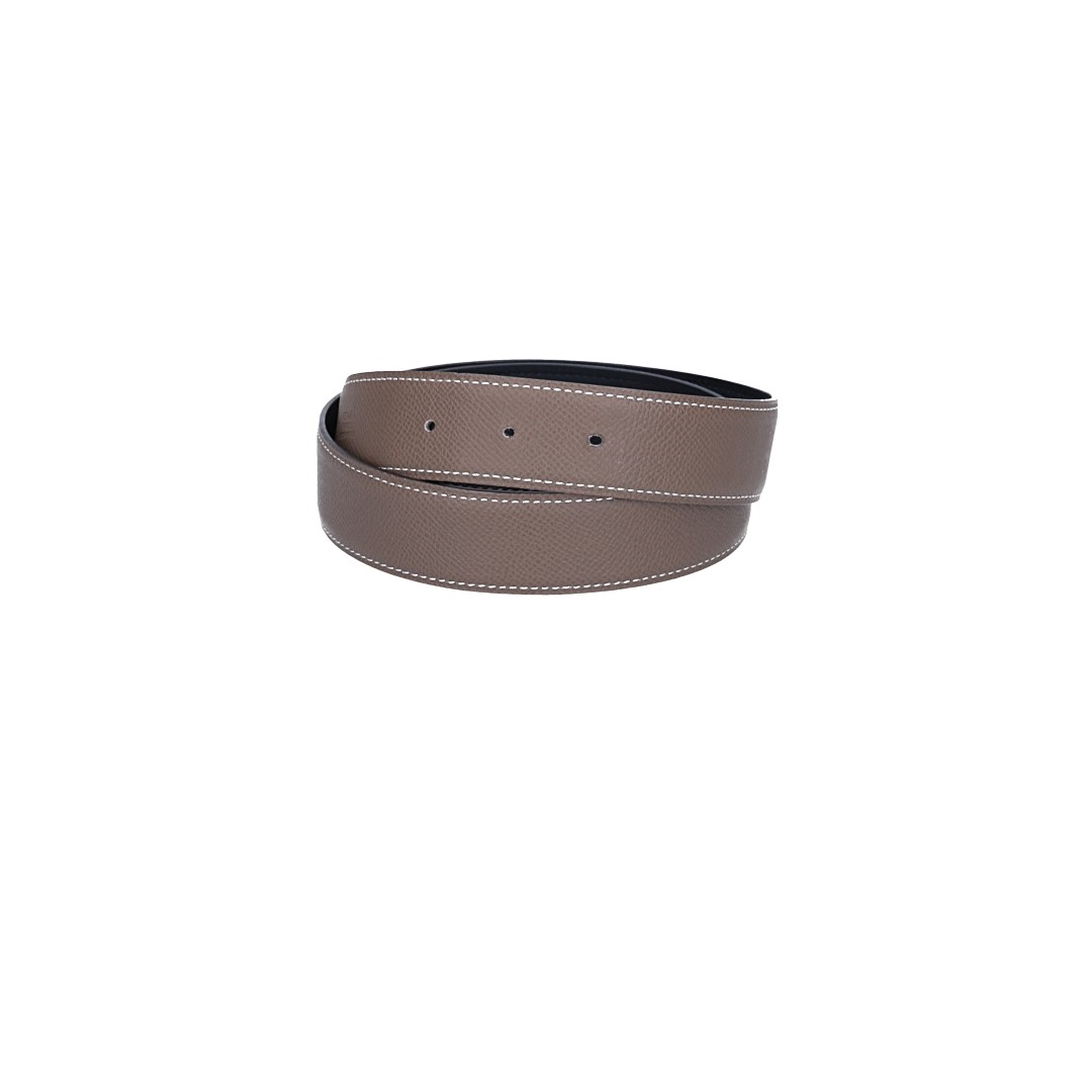 HERMÈS REVERSIBLE BELT 38 MM MADE OF LEATHER SIZE 90