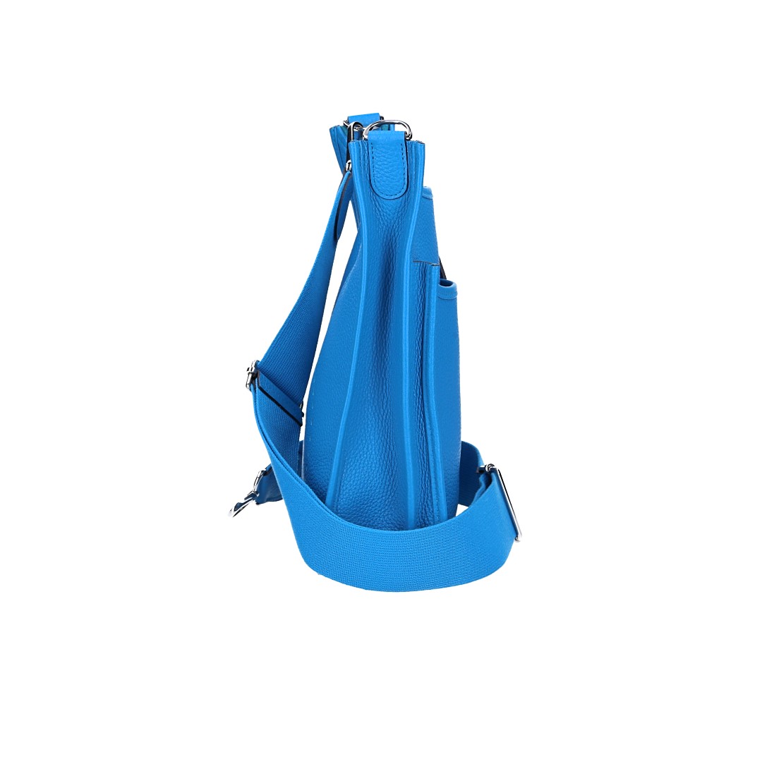 HERMÈS ÉVELYNE III 29 HANDTASCHE AUS TAURILLON CLEMENCE LEDER IN BLEU ZANZIBAR MIT PHW