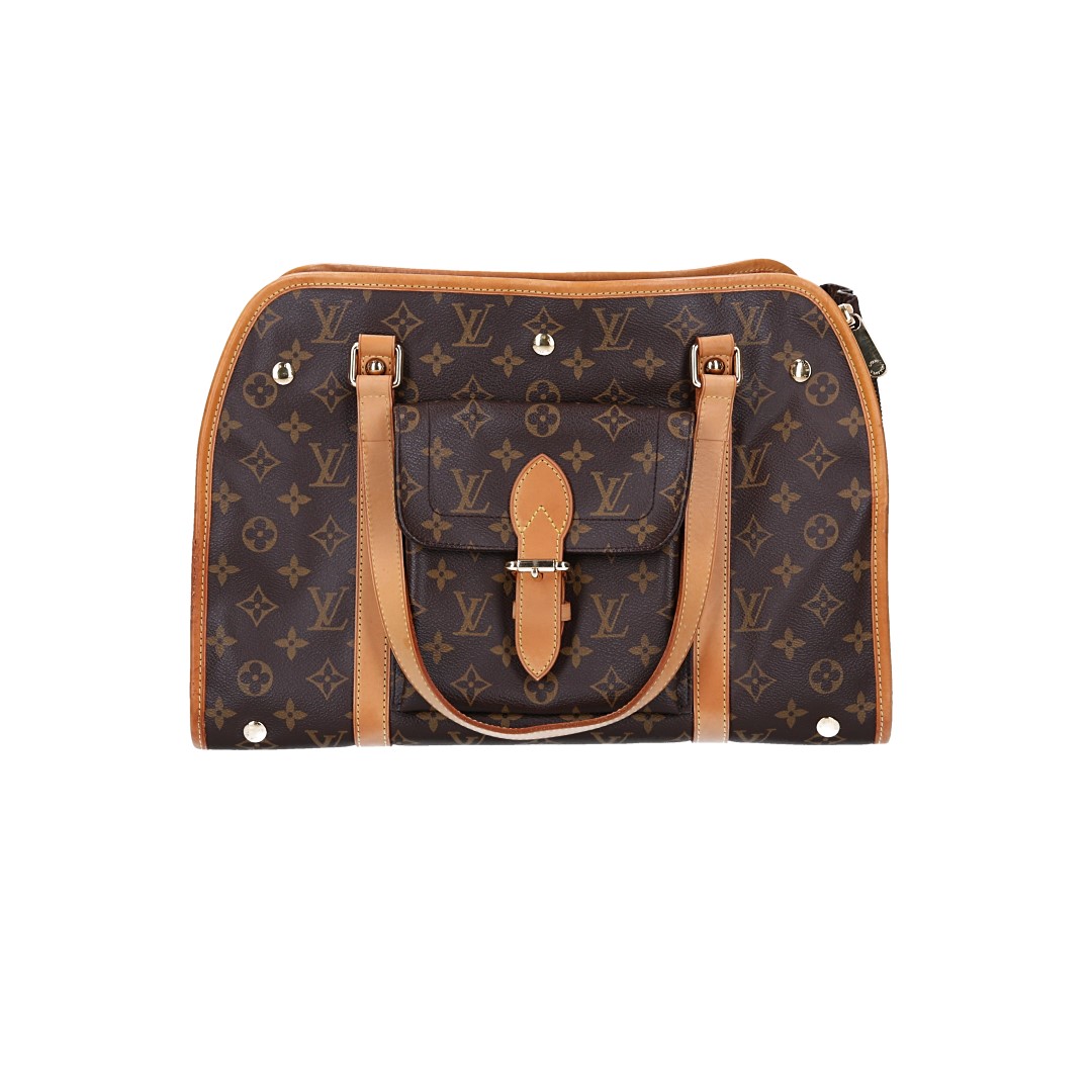 LOUIS VUITTON SAC BAXTER GM HUNDETRAGETASCHE AUS MONOGRAM CANVAS (M42028)