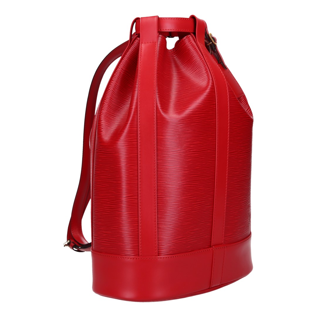 LOUIS VUITTON RANDONNÉE PETIT SCHULTERTASCHE AUS EPI LEDER IN CASTILLIAN ROT