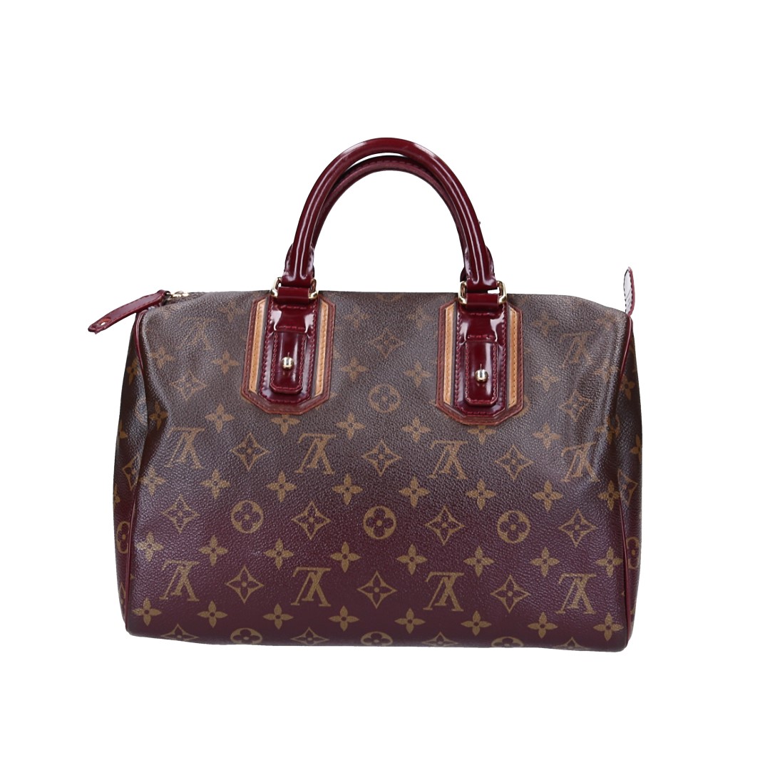 LOUIS VUITTON SPEEDY 30 HENKELTASCHE AUS MONOGRAM MIRAGE CANVAS IN BORDEAUX (M95586)