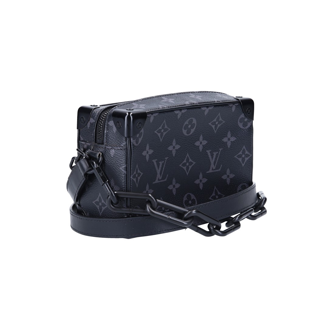 45228-Louis-Vuitton-Umh-ngetasche-Monogramm_2D_0004 LOUIS VUITTON MINI SOFT TRUNK UMHÄNGETASCHE AUS DAMIER ECLIPSE CANVAS (M44735)