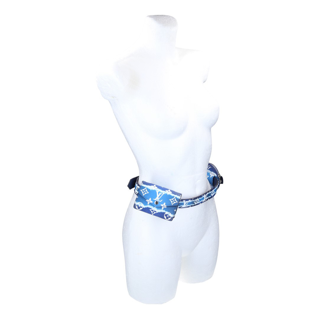 45381-Louis-Vuitton-G-rtel_2D_0008 LOUIS VUITTON DAILY MULTI POCKET GÜRTELTASCHE AUS MONOGRAM ESCALE CANVAS (M0253W)