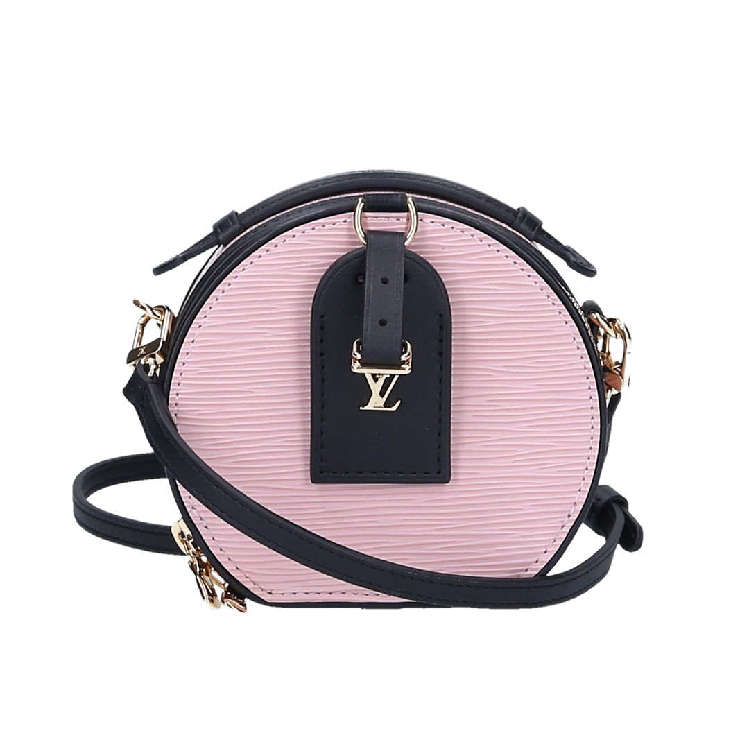LOUIS VUITTON MINI BOÎTE CHAPEAU HANDTASCHE AUS EPI LEDER IN ROSE BALLERINE (R96000)