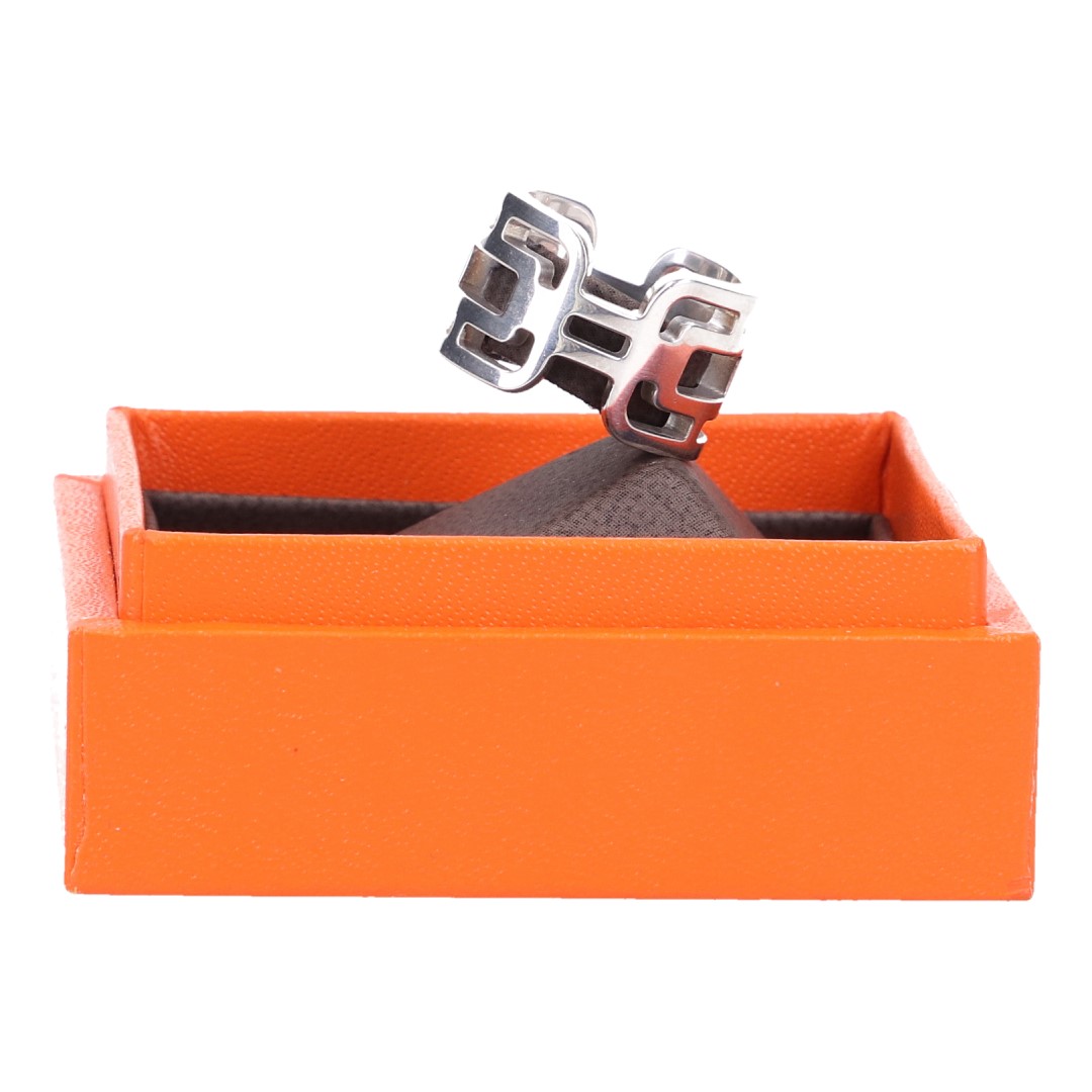 43648-Hermes-Ring_2D_0003 HERMÈS ARCANE RING AUS 925ER SILBER IN GRÖSSE 50