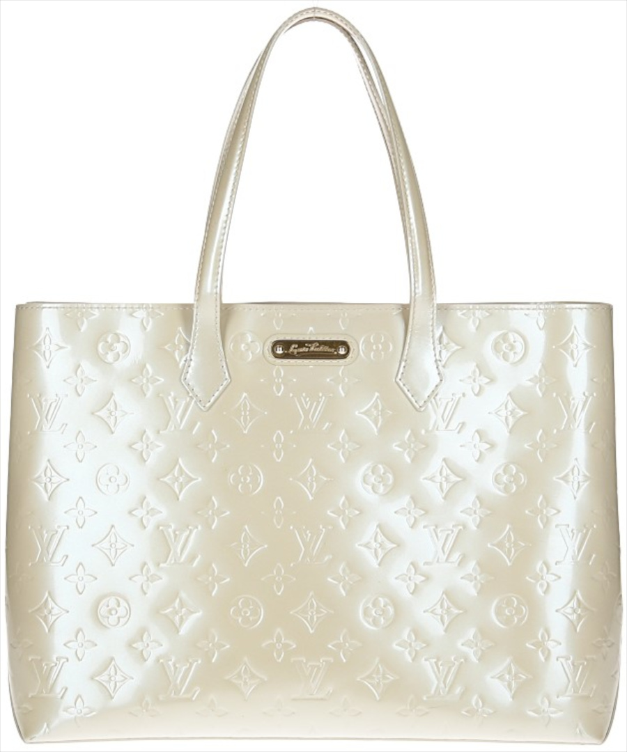 LOUIS VUITTON WILSHIRE MM SCHULTERTASCHE AUS MONOGRAM VERNIS LEDER