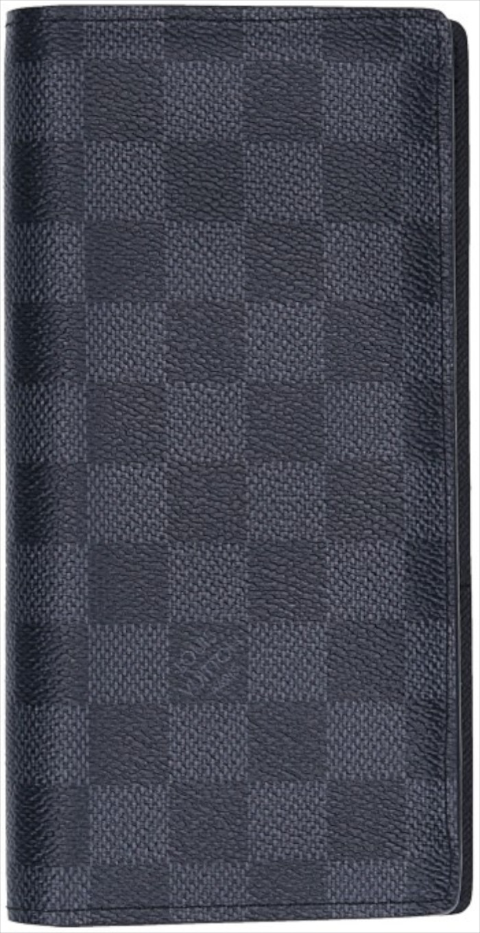 LOUIS VUITTON GELDBÖRSE 'BRAZZA NM' AUS DAMIER GRAPHITE CANVAS (N62665)