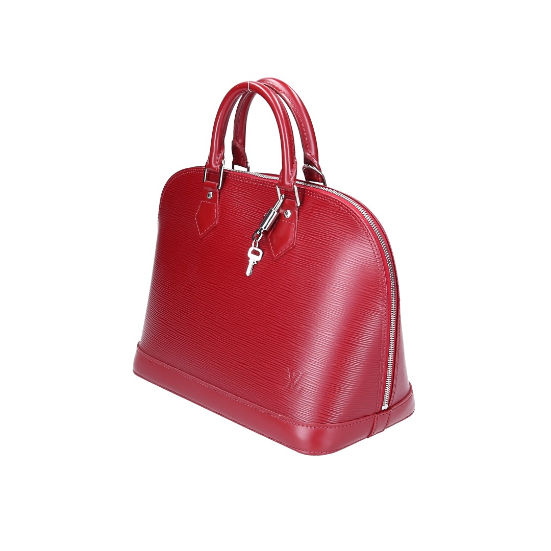 LOUIS VUITTON ALMA PM HENKELTASCHE AUS EPI LEDER IN RUBIS (M5280M)