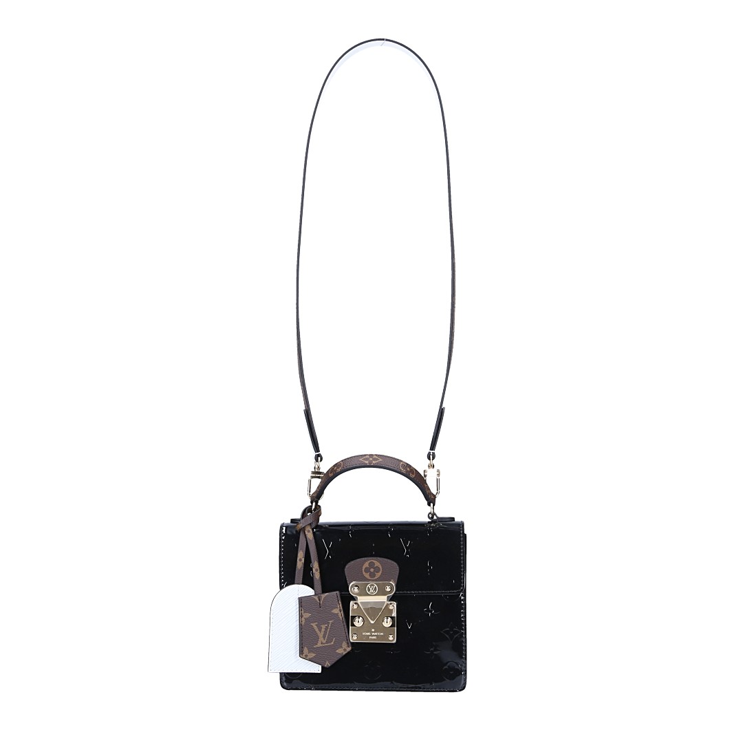 LOUIS VUITTON SPRING STREET HANDTASCHE AUS MONOGRAM VERNIS LEDER (M90375)