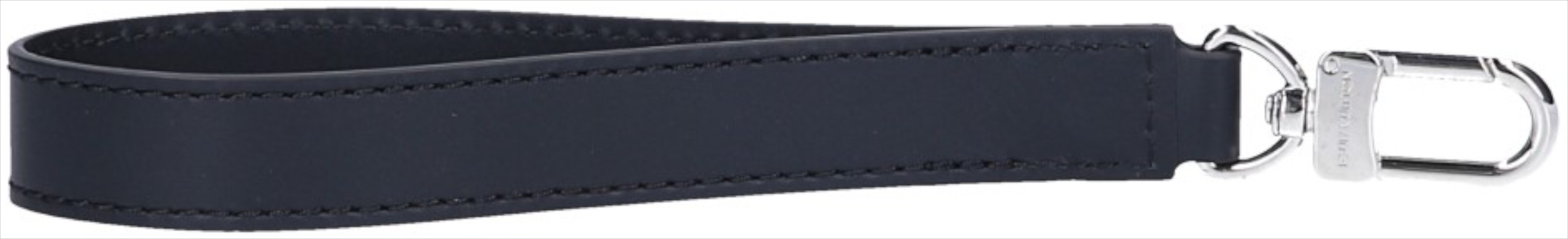 47959_Louis-Vuitton_2D_00113 LOUIS VUITTON HANDGELENK-RIEMEN AUS GLATTEM RINDSLEDER IN SCHWARZ