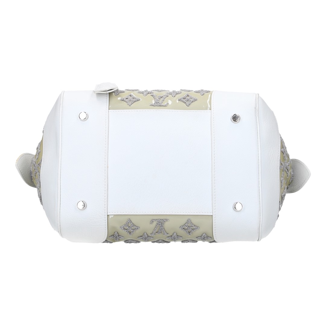 44988-Louis-Vuitton-Speedy-monogram_2D_0010 LOUIS VUITTON SPEEDY ROUND HENKELTASCHE AUS MONOGRAM SORBETTO