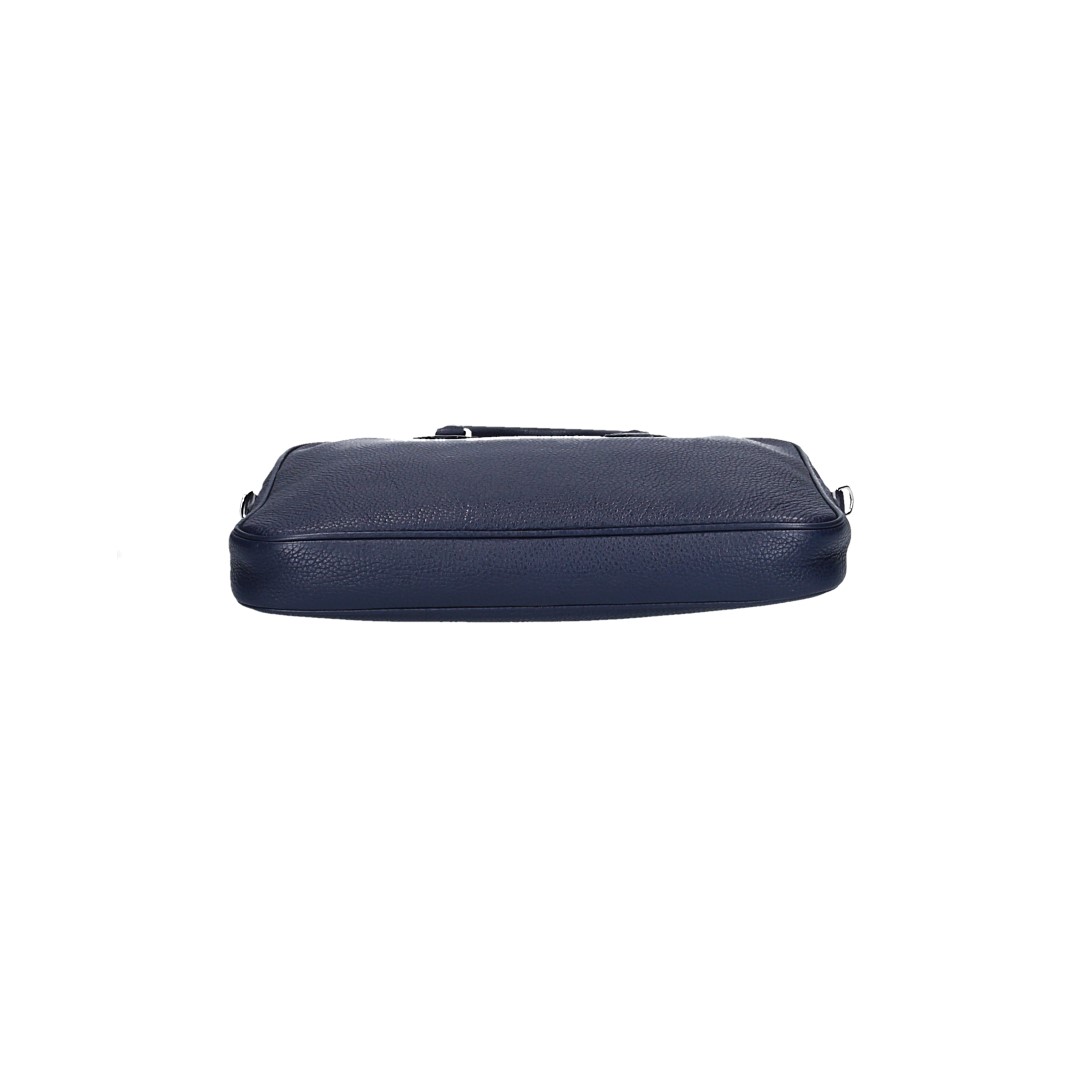 48350-Bally-Aktentasche-Blau_2D_0009 BALLY STAZ BUSINESS TASCHE AUS LEDER IN BLAU MIT SCHULTERRIEMEN