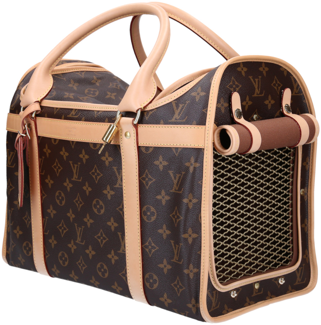 LOUIS VUITTON DOG BAG 50 HUNDETRAGETASCHE AUS MONOGRAM CANVAS (M42021) LOUIS VUITTON DOG BAG 50 HUNDETRAGETASCHE AUS MONOGRAM CANVAS (M42021)