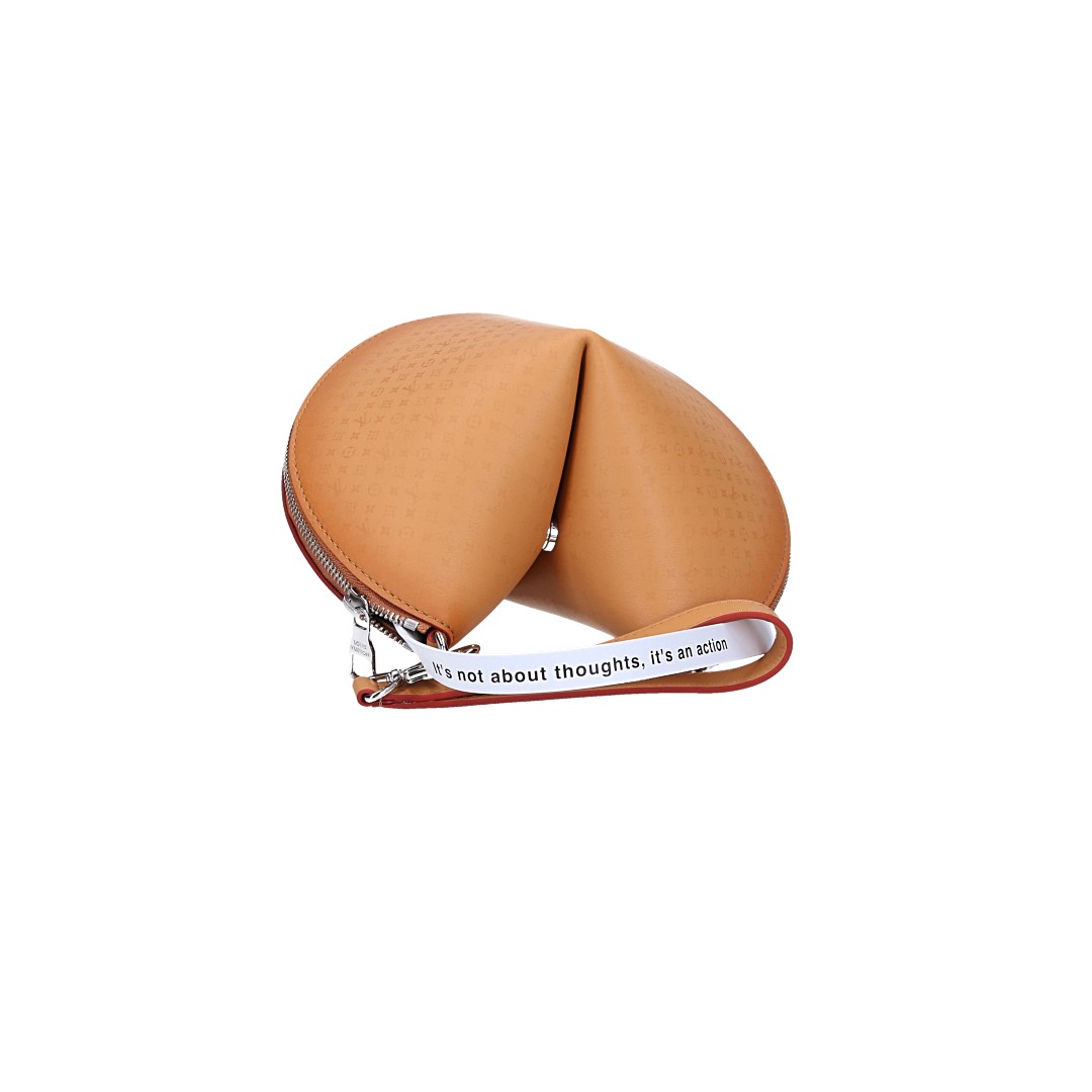 LOUIS VUITTON FORTUNE COOKIE CLUTCH HANDTASCHE AUS LEDER (M82025)
