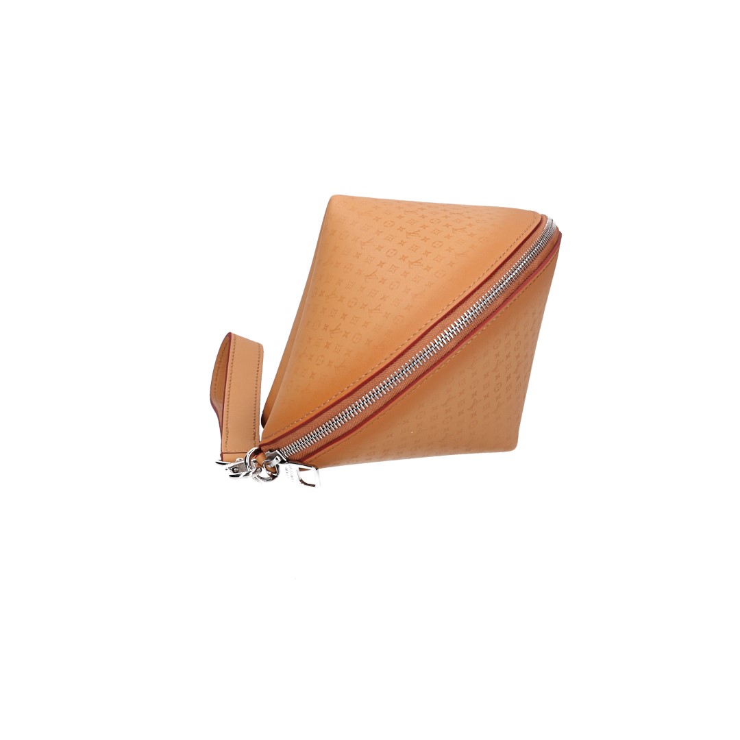 LOUIS VUITTON KEY HOLDER & BAG CHARM 'LEMON POUCH' IN MONOGRAM CANVAS (M81197)
