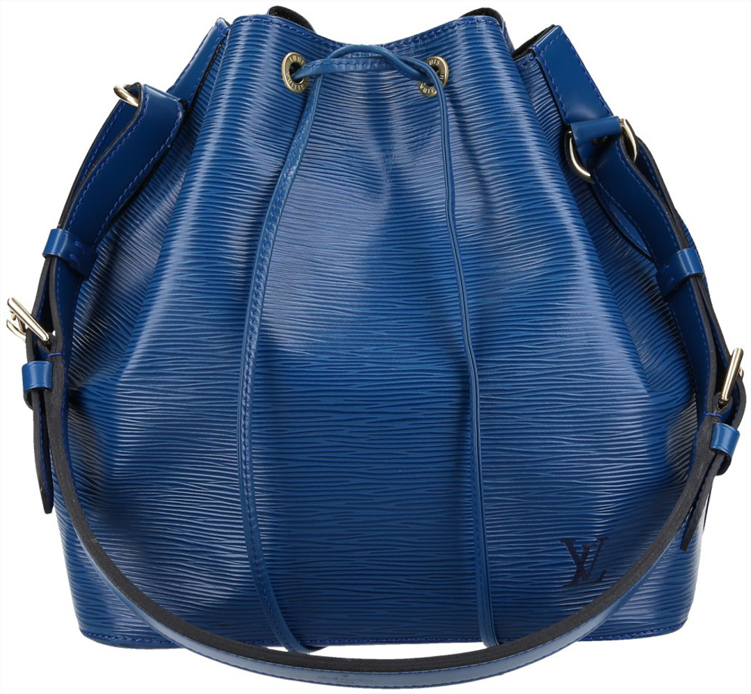 LOUIS VUITTON NOÉ PETIT MODEL SCHULTERTASCHE AUS EPI LEDER IN TOLEDO BLAU (M44105)