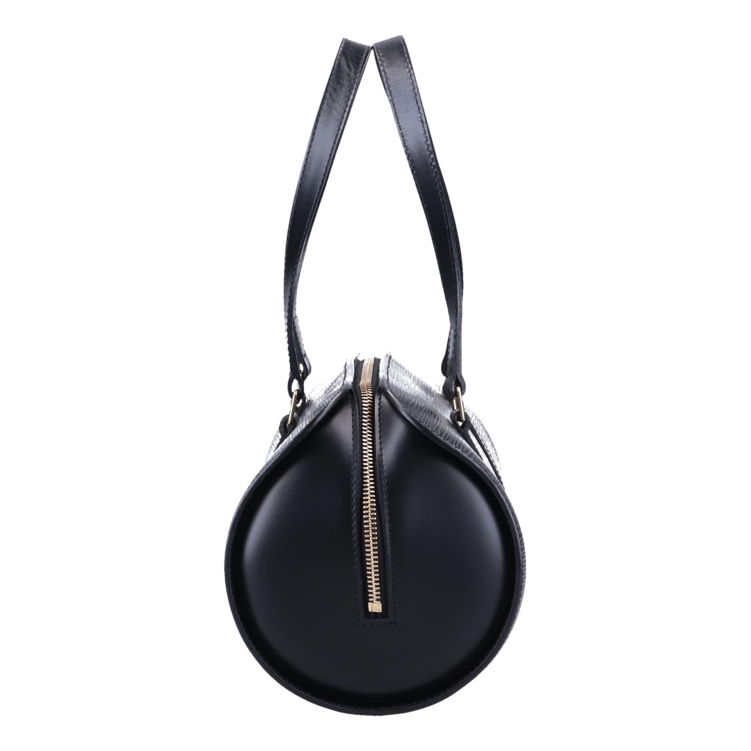 LOUIS VUITTON SOUFFLOT HENKELTASCHE AUS EPI LEDER IN KOURIL SCHWARZ (M52222)