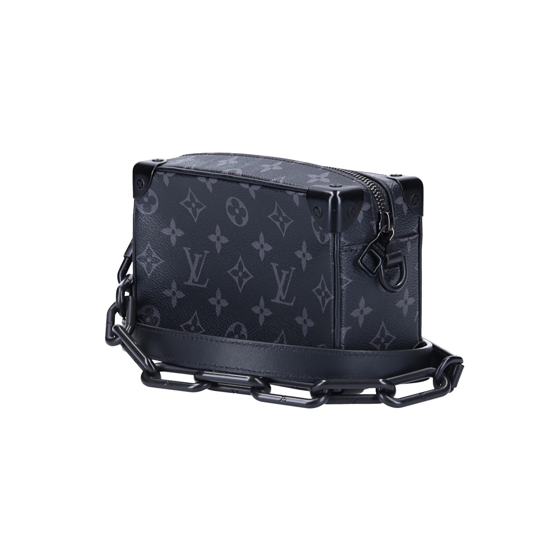 45228-Louis-Vuitton-Umh-ngetasche-Monogramm_2D_0006 LOUIS VUITTON MINI SOFT TRUNK UMHÄNGETASCHE AUS DAMIER ECLIPSE CANVAS (M44735)