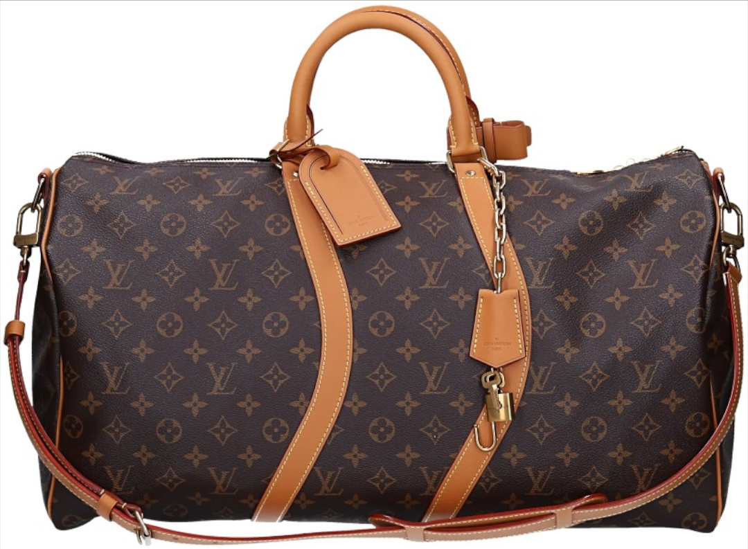 LOUIS VUITTON KEEPALL 55 REISETASCHE AUS MONOGRAM LEGACY CANVAS MIT SCHULTERRIEMEN (M44880)